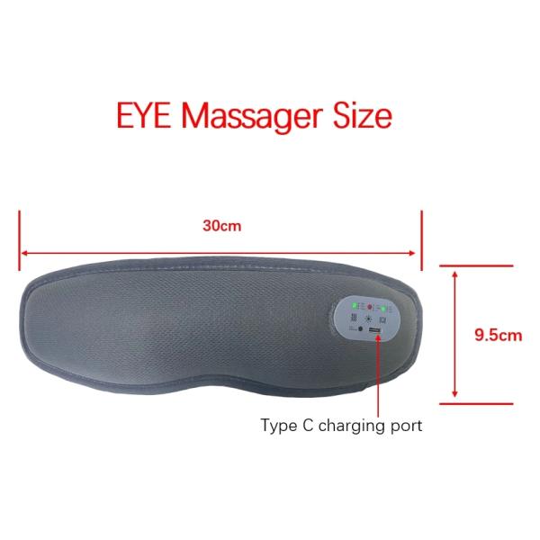 Built-in Battery Touch Control Eye Massager Infrared Physiotherapy for Fatigue Relief