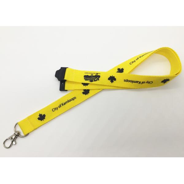White color silk screen printing Lanyards with Fast Shipping for promotional gifts