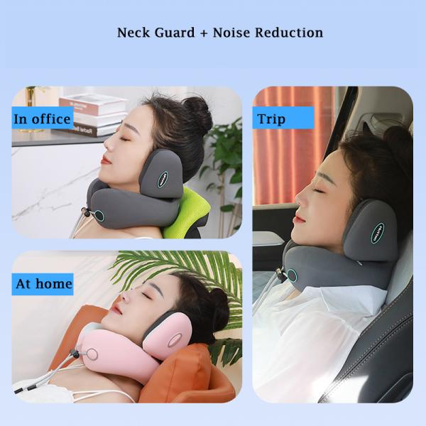 2023 Travel Pillow with Anti-Static Neck Protection and Customized Wash Label Design