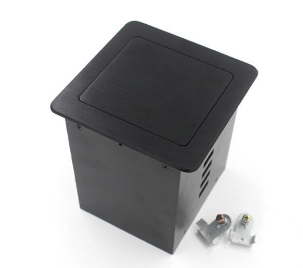 Electrical Pop Up Mains Sockets Silver Panel 250 Voltage Max CE Certificate