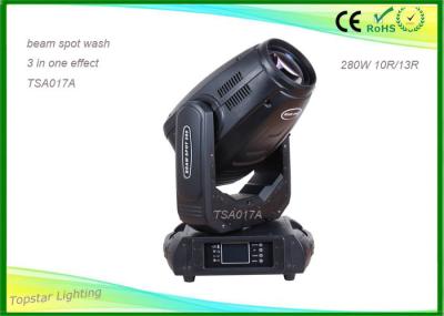 3 In 1 Sharpy Moving Head Light 280w 23 Gobos Smart Beam Projector For Stage Show