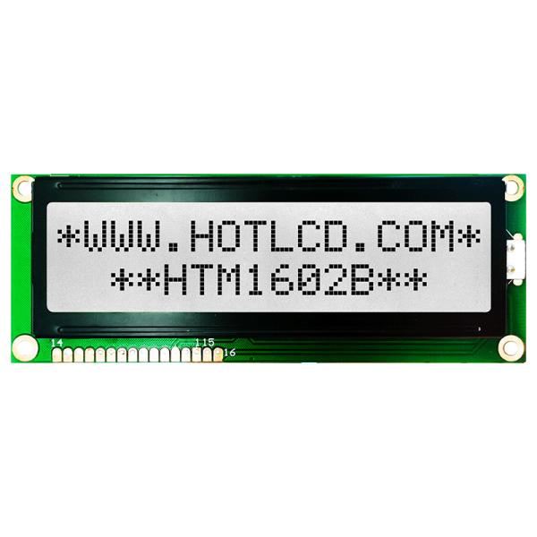 дисплей характера 16x2 средний LCD с зеленым цветом освещает HTM1602B контржурным светом