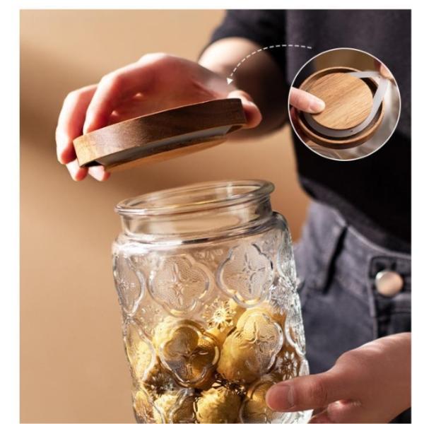 700ml 800ml 24 опарника Oz стеклянных с крышками для закусок 480g 512g