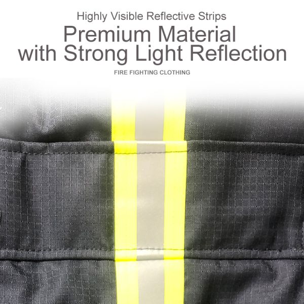 Model Emergency Rescue Fire Protection Suit EN469 Certified For Material Wildland Firefighting Category 4