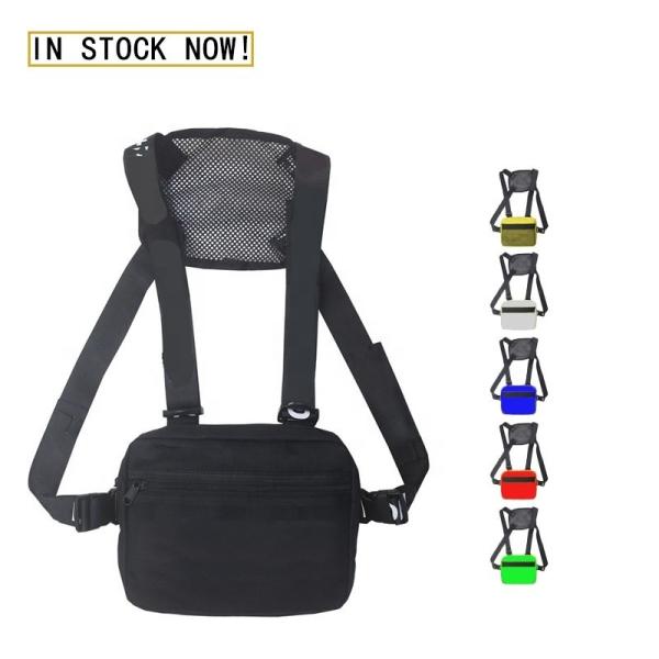 Multifunctional Vest Chest Bags Unisex Athletic Crossbody Bag Custom Material