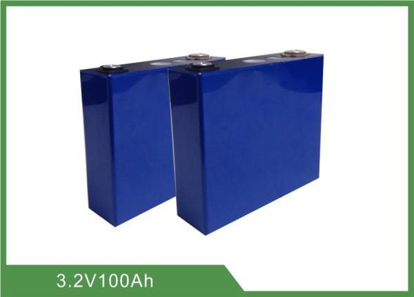High Energy Lithium Rechargeable Lifepo4 Battery 3.2V 100Ah For Solar Energy Storage EV