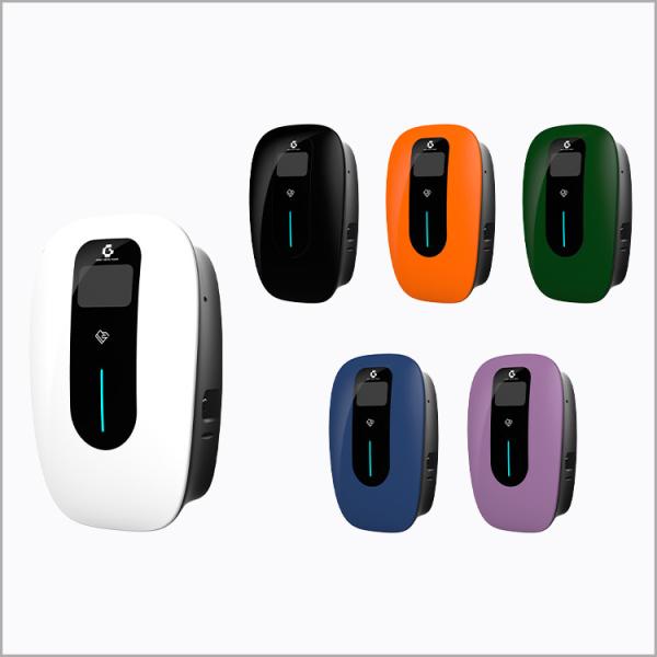 Стена установила быструю белизну черноты зарядной станции 7kw IP66 Wallbox EV заряжателя