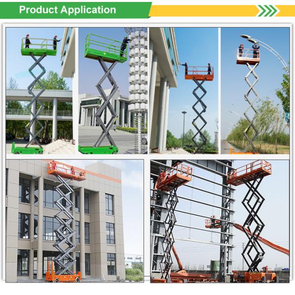 14м 12м 10м 8м 6м Батарейный электрический подъемник самоходный ножничный подъемник для воздушной работы