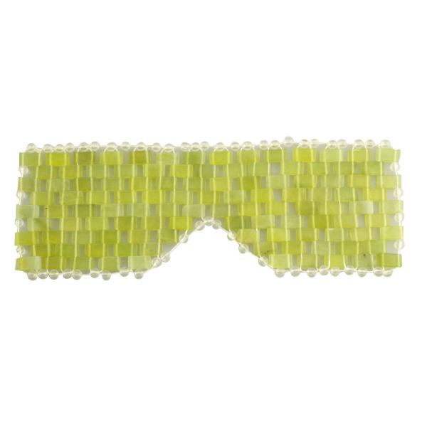 Máscara de olho natural de Crystal Green Jade Rose Quartz para a massagem