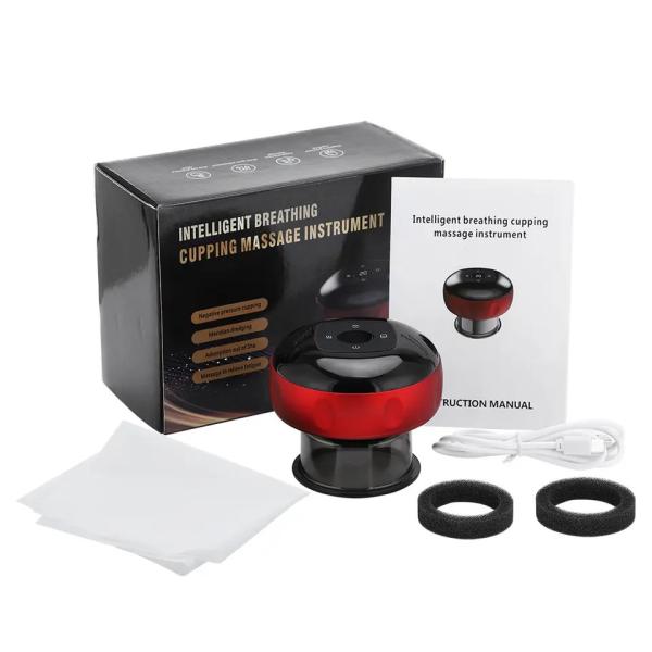 Умный Massager Guasha терапией придает форму чашки электрический вакуум