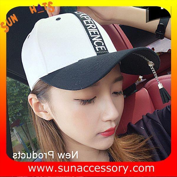 QF17007 trendy fashionable girls ball cap with MOQ only need 3 pcs, Women  cotton baseball cap