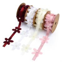 40mm*2m Polyester Ruban floral Trim OEM ODM Ruban de dentelle à fleurs