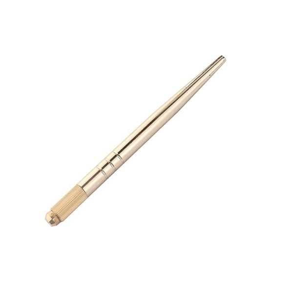 60 G Heavy Gold Metal Manual Permanent Makeup Pen For Eyebrow Tattoo