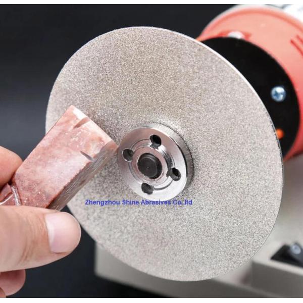 8 дюймовые 200 мм электропластированные бриллиантовые колеса шлифовальный диск для ювелирных инструментов