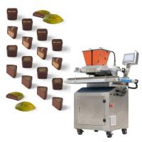 pedaços de chocolate dobro disparados das cores 2d/3d um que fazem o distribuidor de depósito do chocolate da máquina