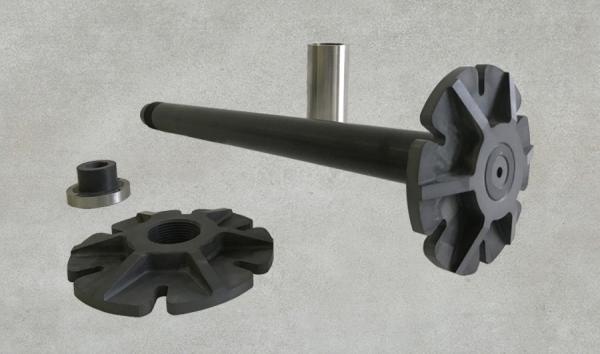 TUBO DO MONTANTE DO NITRETO DE SILICONE (SI3N4) PARA A INDÚSTRIA DE ALUMÍNIO DA CARCAÇA DE BAIXA PRESSÃO, A MELHOR RESISTÊNCIA DE CHOQUE TÉRMICO