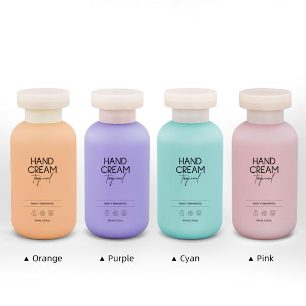 200 ml 260 ml 300 ml 400 ml 500 ml Botão de Loção de Plástico Verde de Abacate com Garrafa