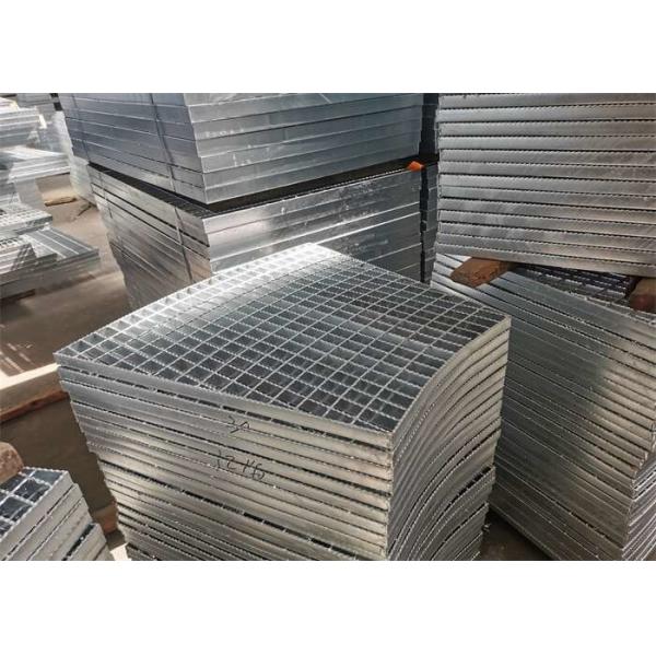 Port Unloading Thickened Platform Steel Grating Hot Dip Galvanized SGS Approved