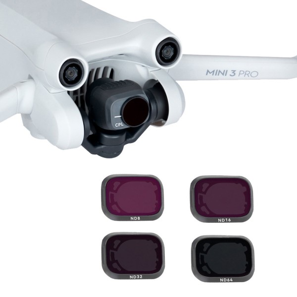 Lightweight Drone ND Filter ND8 ND16 ND32 ND64 DJI Mini 3 Pro ND Filters With Multi Layer Coating Optical Glass