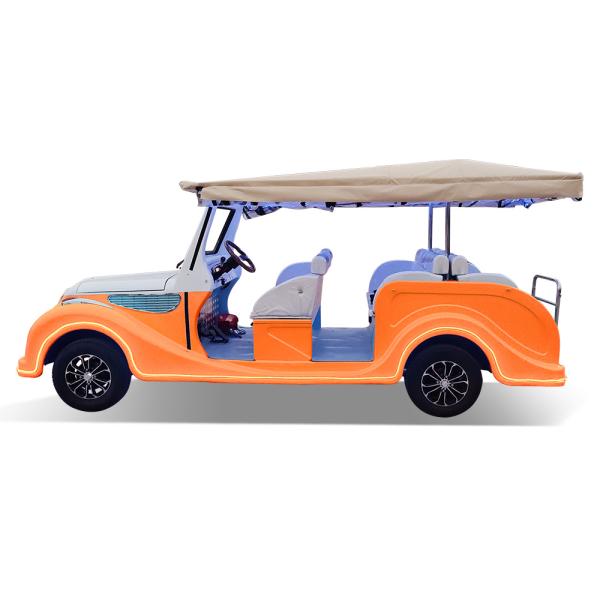 2024 NEW STYLE Classic Car 60v100ah 4KW Battery Powered Old Retro Golf Cart Buggy