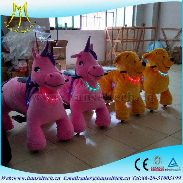 Hansel  ride bar game machine coin operated indoor games machines kiddie tricycle kids ride on unicorn toy