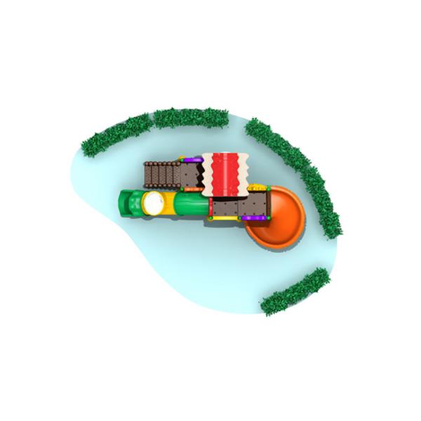 Durable Kids Outdoor Play Gym Sets , Childrens Plastic Playground Equipment