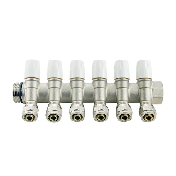 2-6 voies Manifold Pex en laiton pour système de chauffage Système d'eau ISO90001