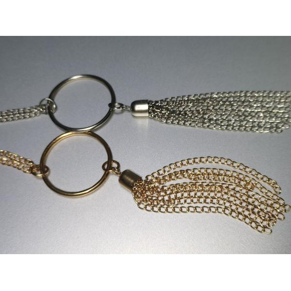 Цепи сумки металла OEM, цепь ожерелья золота Cadmiumless серебряная