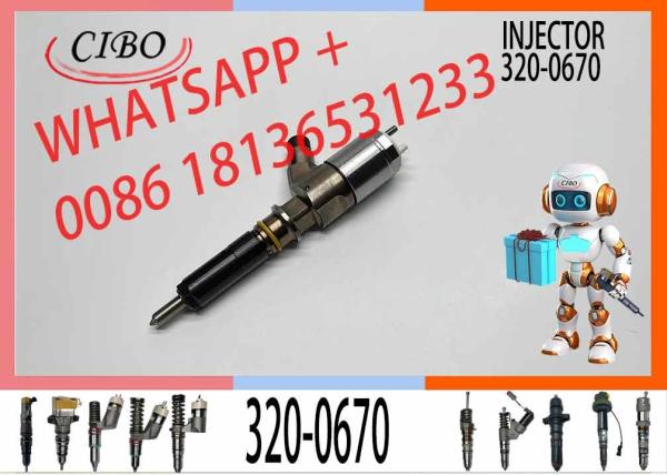 Precio de fábrica de China, inyector de combustible 2645A745 320-0670 para motor diésel de excavadora