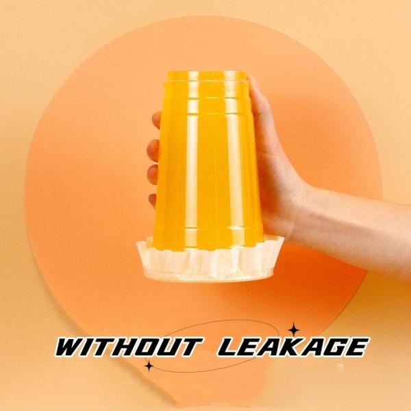 Custom Printed U Shape Disposable Pet Plastic Cup for Hot Cup Drink Milk Tea