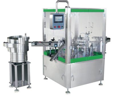 Máquina de enchimento automática de 4 cabeças com tela sensível ao toque da Siemens