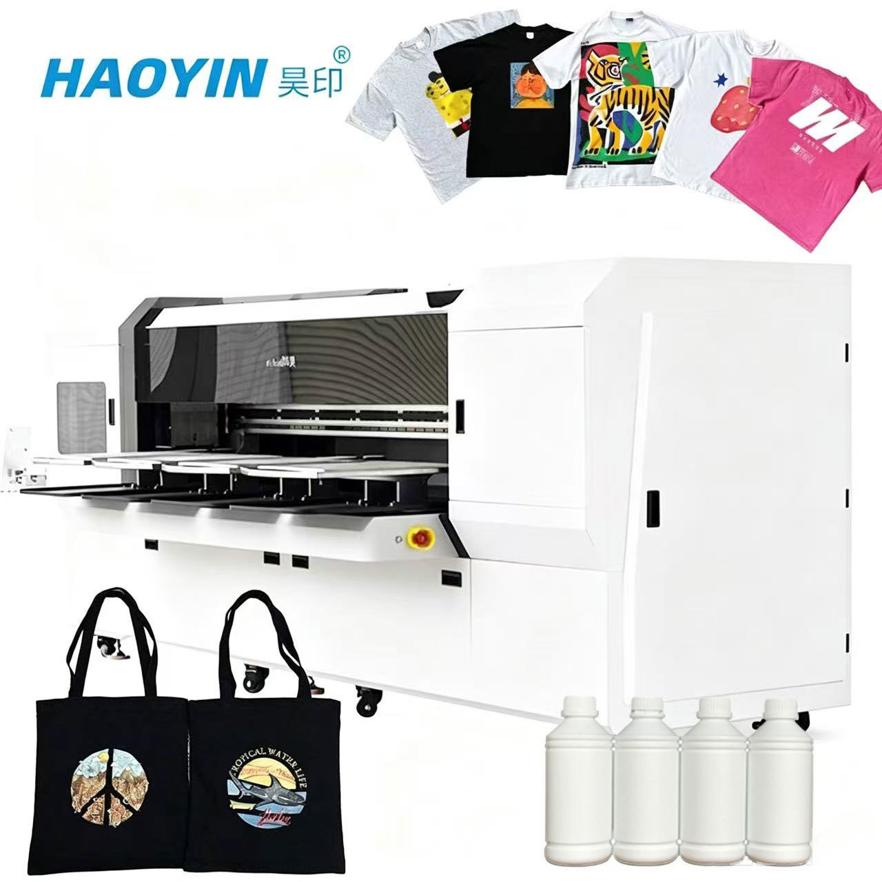 Precision DTG Printing Machine Featuring Variable Ink Droplet Technology For