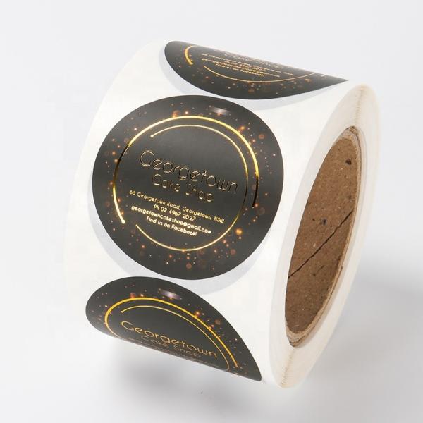 Glossy Adhesive Bottle Paper Sticker Labels For Skincare Products