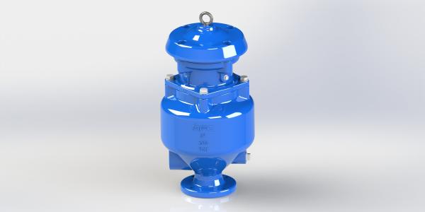 Sewage Water System DN50-DN200 Ductile Iron Sewage Air Valve For Municipal Wastewater Treatment Plants