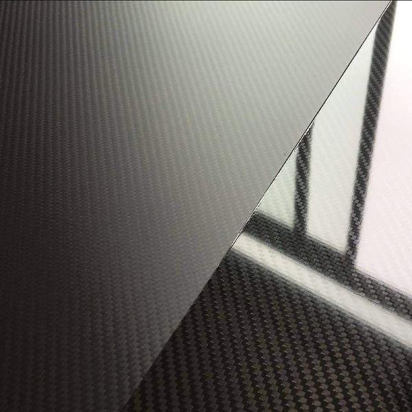 T300 3K 100% Full Carbon Fiber Sheet Twill Glossy Forged Plate Customized Size and Thickness