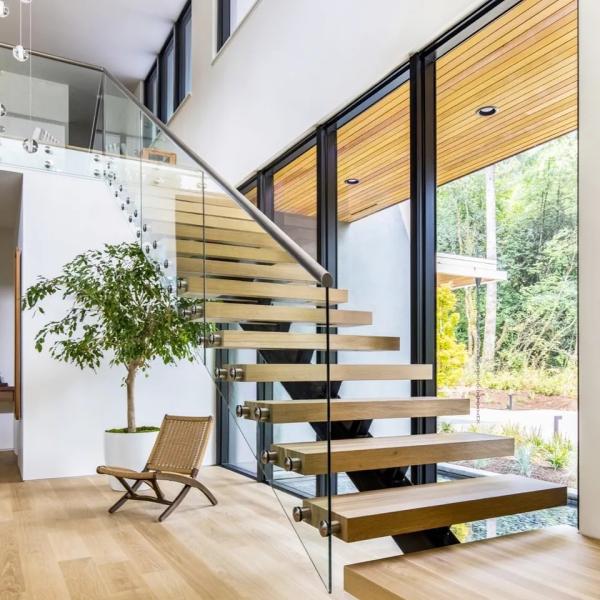 Clear Float PVB Film Laminated Glass Wall Panels 0.38mm 0.76mm 1.14mm 1.52mm Laminated Building Glass for Window / Door / Railing / Balustrade