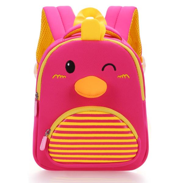 3D CuteWaterproof Children School Backpack Bird School Bags For Kids Boys