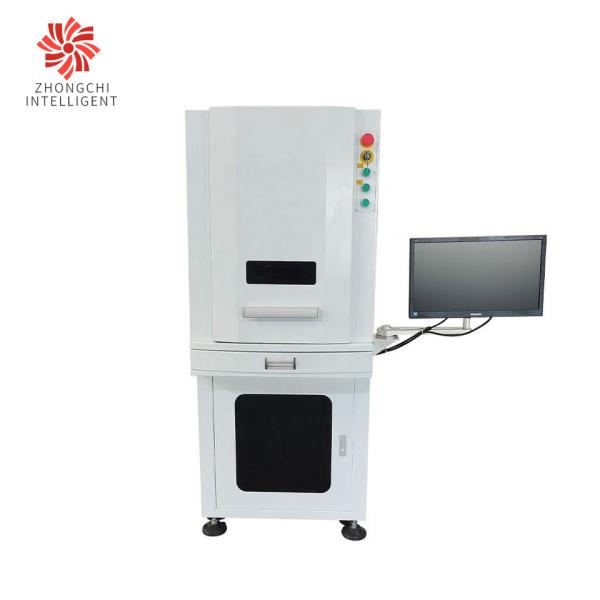 50Hz Color Laser Marking Machine 7000MM/S , 3D Fiber Laser Metal Engraving Machine