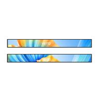 VETO Ultra Thin Wall Mount Stretched Bar LCD Display 23.1 Inch Indoor Shelf Edge Advertising Screen