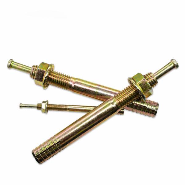 Zinc Plated Expansion Anchor Bolt Yellow Hammer Drive Anchor Bolt 2 Inch
