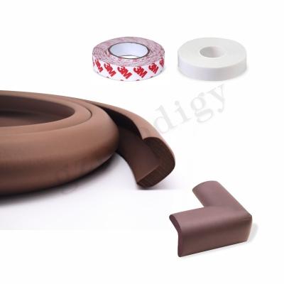 Prodigy Anti Abrasion Sturdy Table Bumper Strip , Removable Furniture Bumper Guards