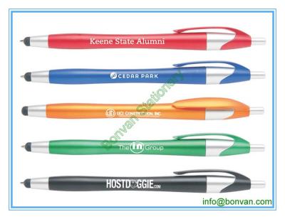 fashion advertising pen with touch stylus for phone or ipad
