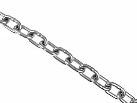 8MM Stainless Steel Heavy Duty Link Chain DIN766 SS304 SS316 Test Load 48kN