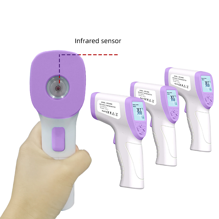 Portable Non Contact Digital Thermometer Temperature Abnormal Alarm For Babies / Kids