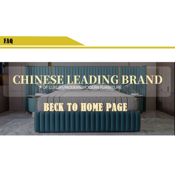 Mail Packing King Size Upholstered Bed with Solid Wood Frame Modern Luxury Bedroom Furniture Collection