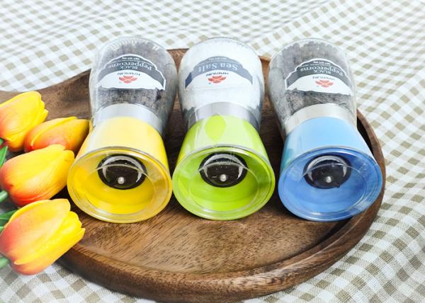 Adjustable Glass Grinder Salt And Pepper Refillable Grinders CUstomized grinder