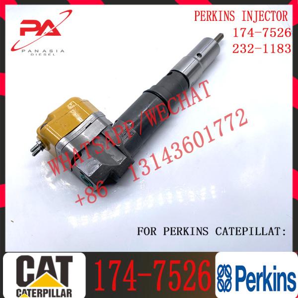 Inyector de combustible para motor diésel, accesorios para excavadora, piezas de Motor diésel 1747526 174-7526 para C-A-Terpillar C-A-T 3412E 651E 657