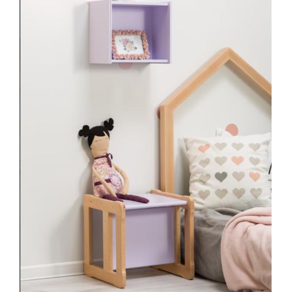 Customized Logo Space Saving Function 202406 Montessori Wooden Multi-functional Chair