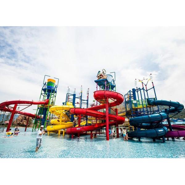 Аквапарк темы водных горок супер стеклоткани водных горок бумеранга коммерчески