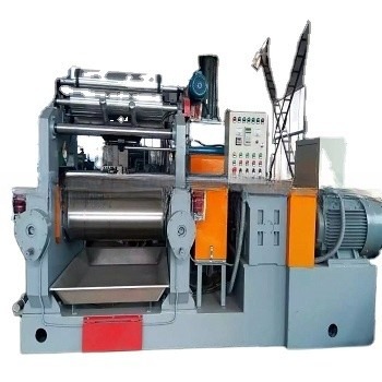 Manufacturing Plant XSK 400 Two Roll Solid Silicone Milling Machine with 380V